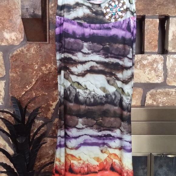 VENUS Dresses & Skirts - Venus maxi skirt -  w/rhinestone flower - S